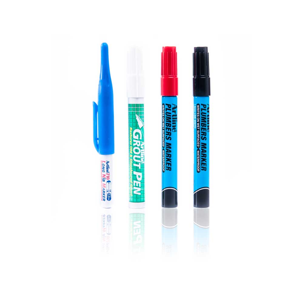 4PC PLUMBERS MULTI-MARKER PEN KIT