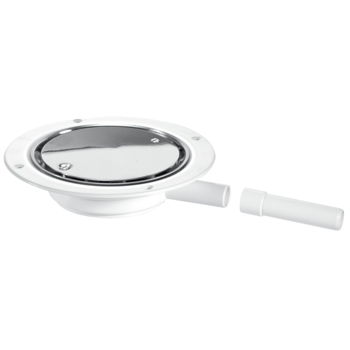 McAlpine USG1SS Untrapped Gully With 22mm Outlet For Sheet Flooring Polished Stainless Steel