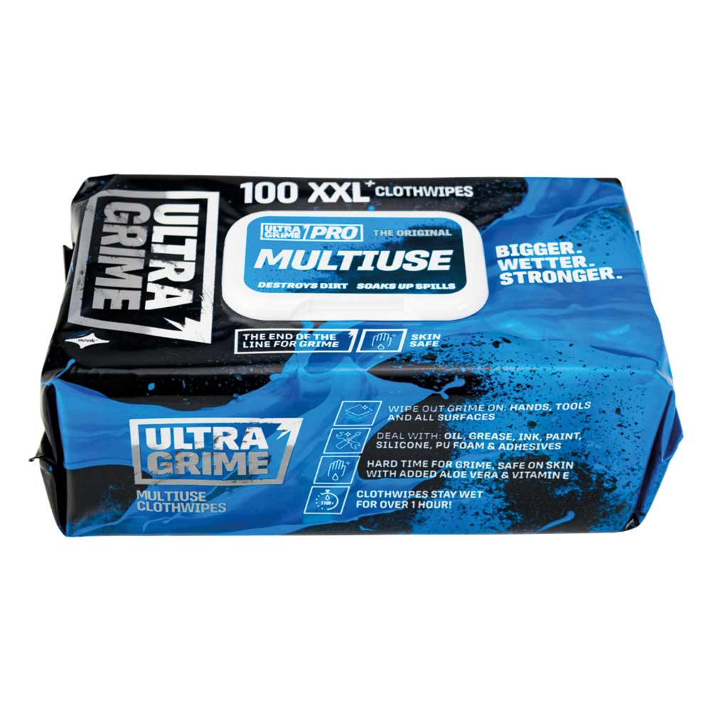 ULTRA GRIME MULTI-USE XXL WIPES 100 PACK