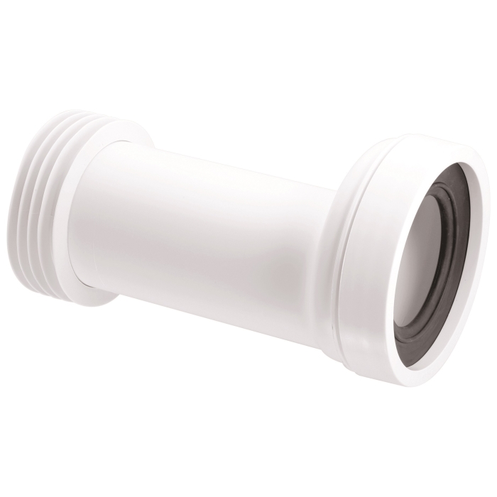 McAlpine WC-CON5 20mm Offset Adjustable Length Rigid WC Connector 4"/110mm