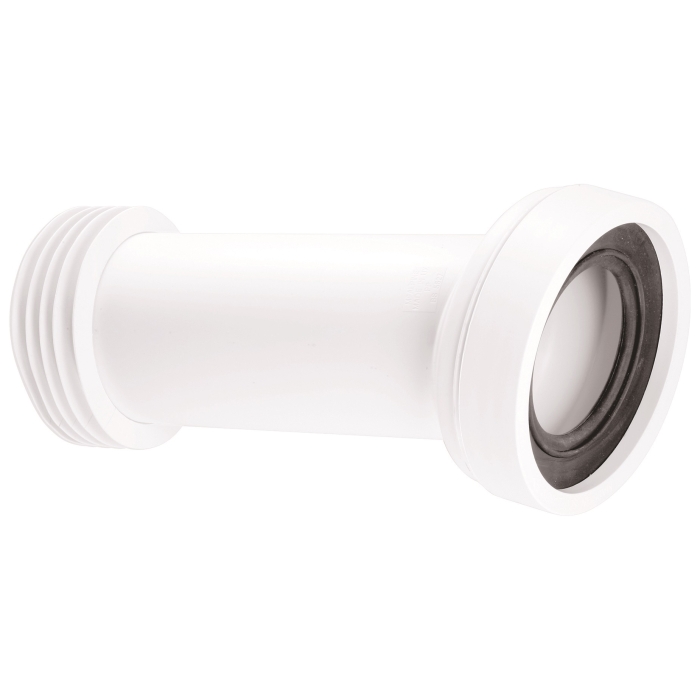 McAlpine WC-CON7 14 Degree Angle Adjustable Length Rigid WC Connector 4"/110mm
