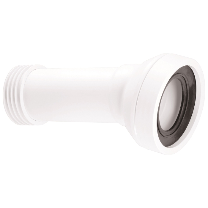 McAlpine WC-CON7B 14 Degree Angle Adjustable Length Rigid WC Connector 3.5"/90mm