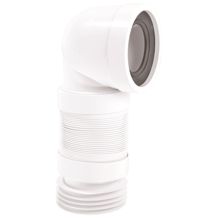 McAlpine WC-CON8F 90 Degree Flexible WC Connector 220 > 400mm