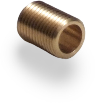 1/2" x 4" Brass Running Nipple