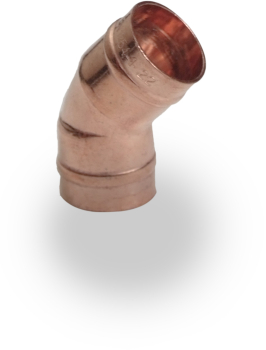 PM Solder Ring 28mm Elbow 45 Degree