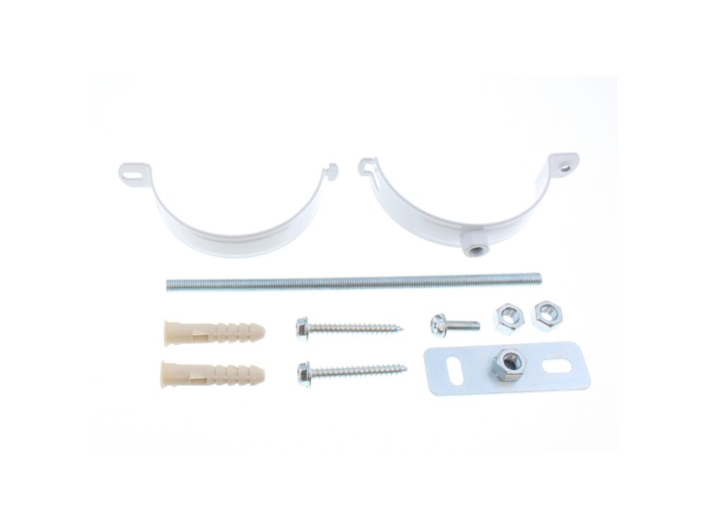 Universal Painted Flue Support Bracket c/w Mounting Plate