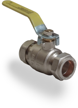 35mm Yellow Lever Gas Valve