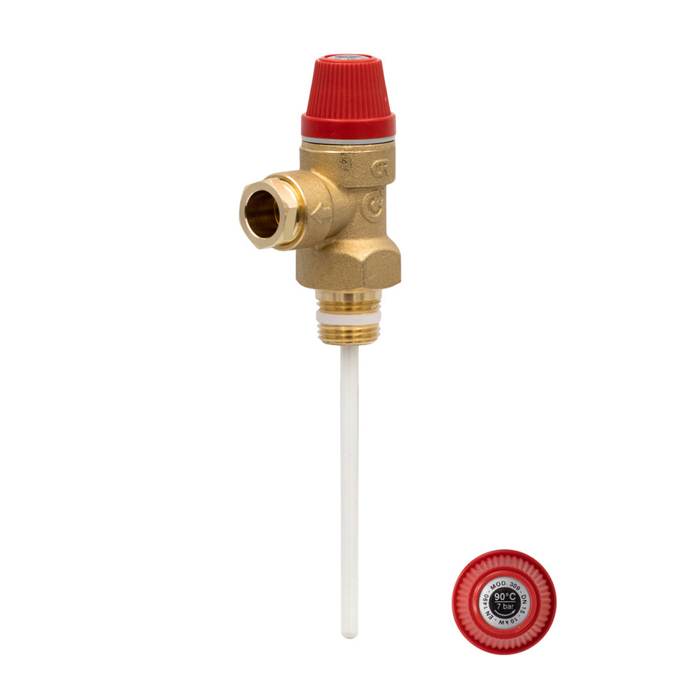 Altecnic/Caleffi PRESS/TEMP - 1/2" 7BAR 90DegC 309473 CST