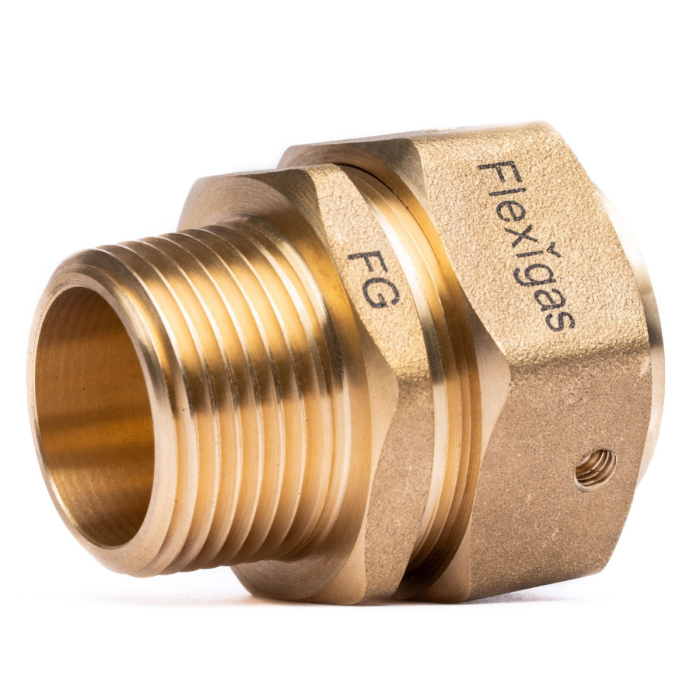 Flexigas to Male Iron Union (FG DN32 x 1.1/4" Inch Male BSP)