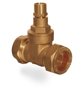15mm Brass Lockshield Gatevalve