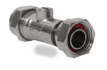 15mm x 1/2" Straight Service Valve Chrome