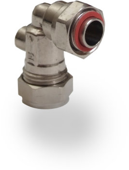 15mm x 1/2" Angled Service Valve Chrome
