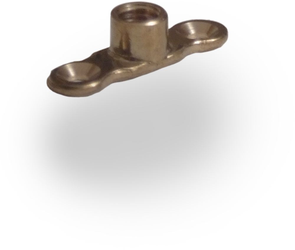 PM Brass Back Plate Female M10