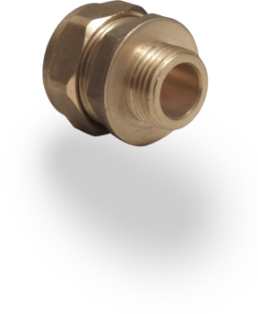 PM 10mm x 1/4" Compression Male Straight