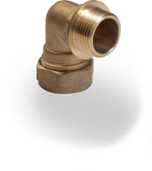 PM 15mm x 1/2"  Compression Male Elbow