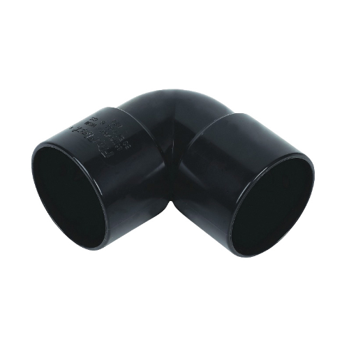Solvent ABS 90 Degree Elbow 40mm Black