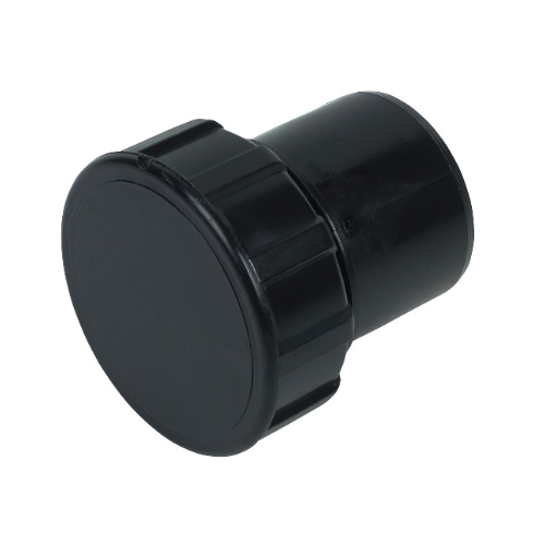 Solvent ABS Access Plug 40mm Black