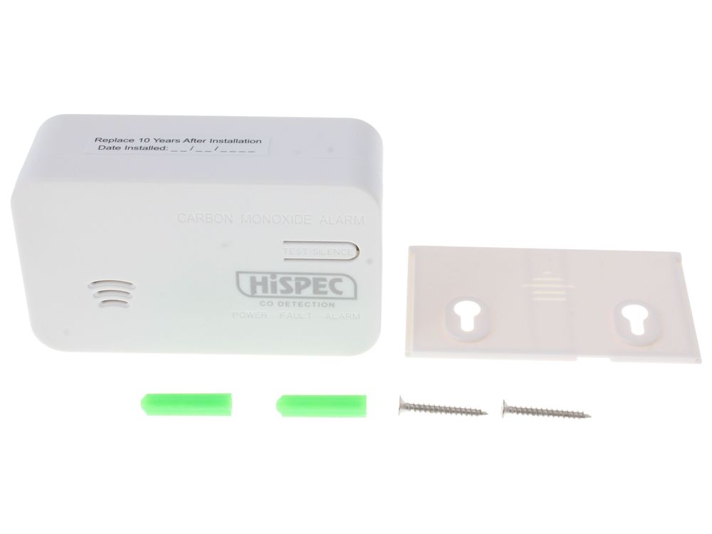 HISPEC HSA/BC/10 Carbon Monoxide Detector 10 Year