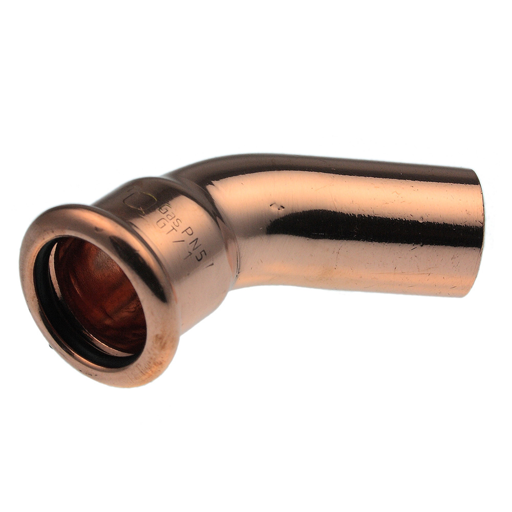Xpress Copper S21S/7040 12 Press 45 MF St Elbow