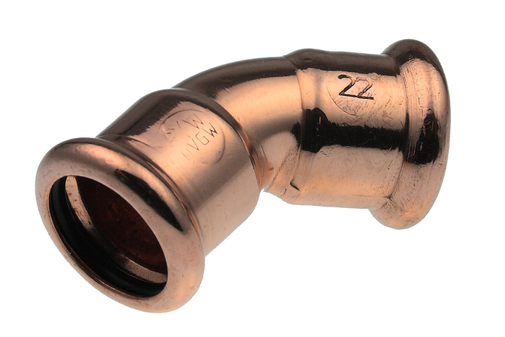 Xpress S21/7041 54mm Press Obtuse Elbow