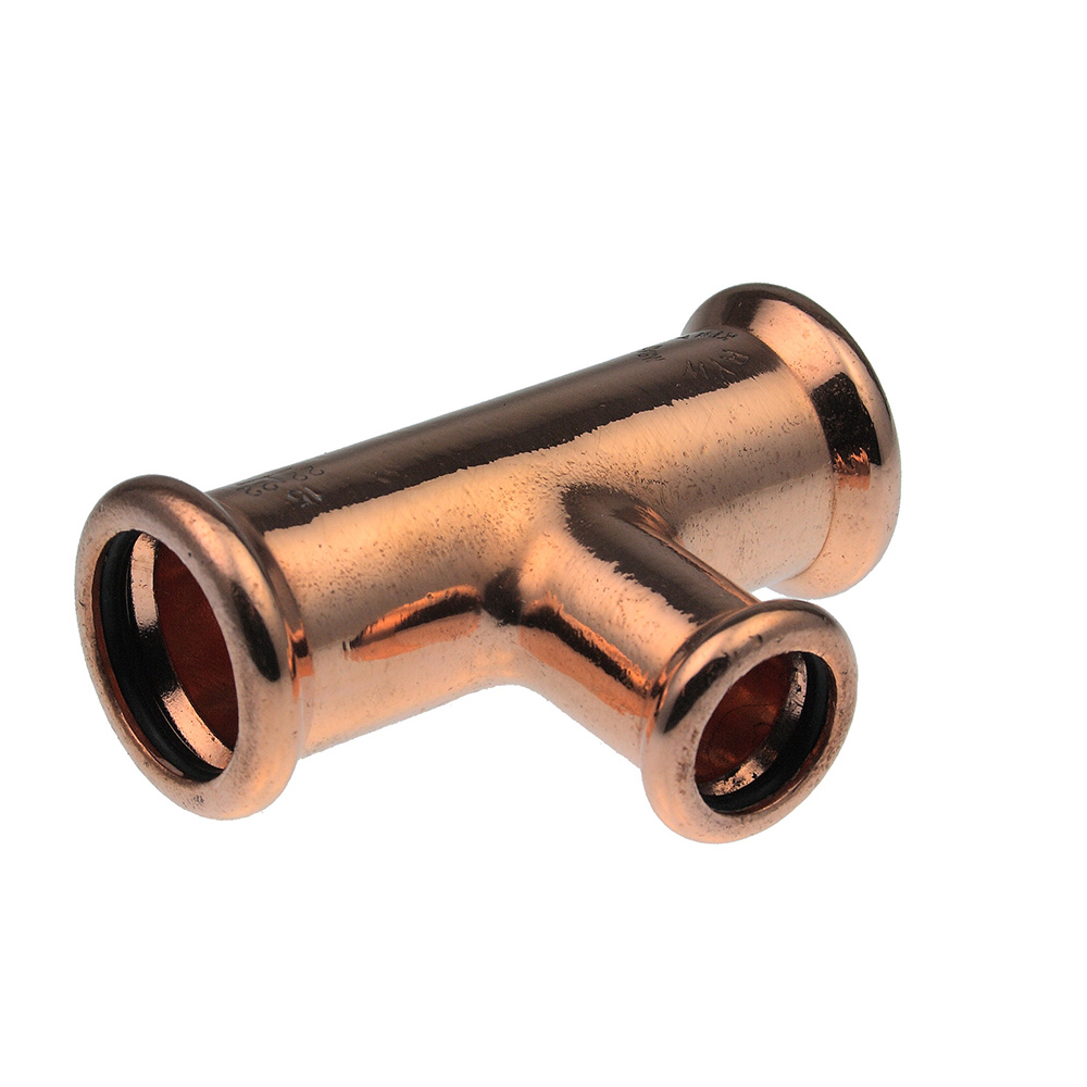 Xpress Copper S25 22mm x 22mm x 15mm S25/7130 Branch Reduced Tee