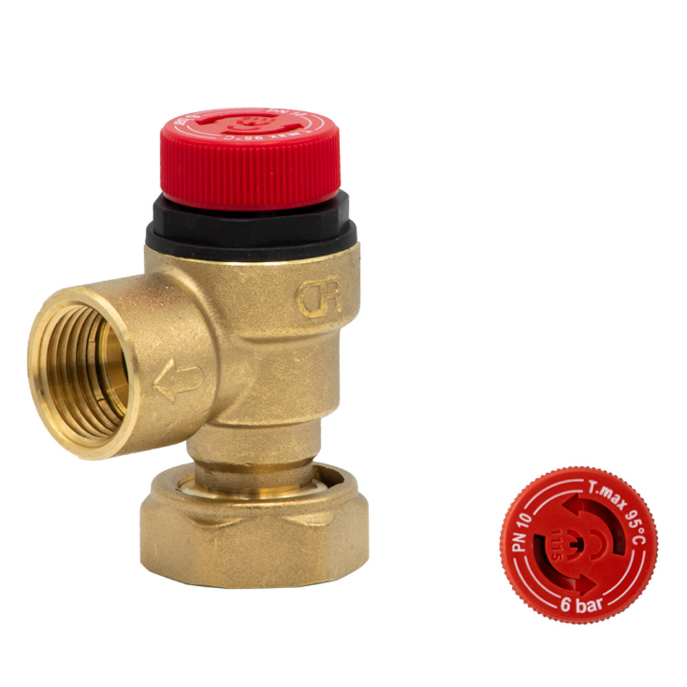 Altecnic/Caleffi PREL 6 BAR MULTIBLOC RELIEF CW NUT A311501CST
