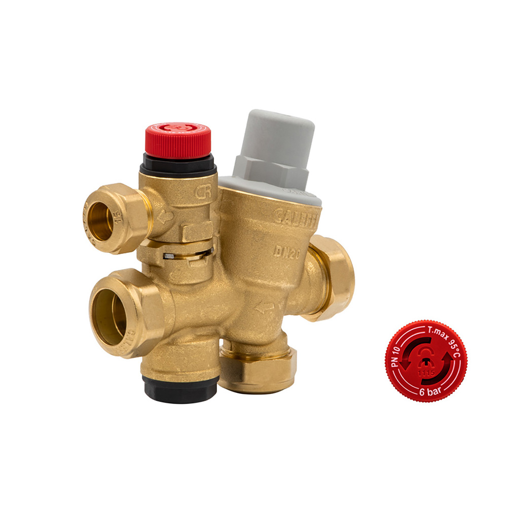 Altecnic/Caleffi MULTIBLOC - 22MM 1 PIECE COMP 3/6 BAR CIRCLIP TYPE F0001223