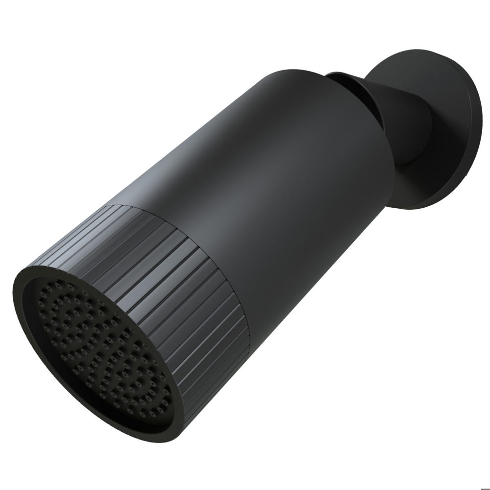 Cora Spotlight Shower Head Matt Black
