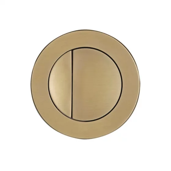 Roper Rhodes Round Flush Button - Brushed Brass