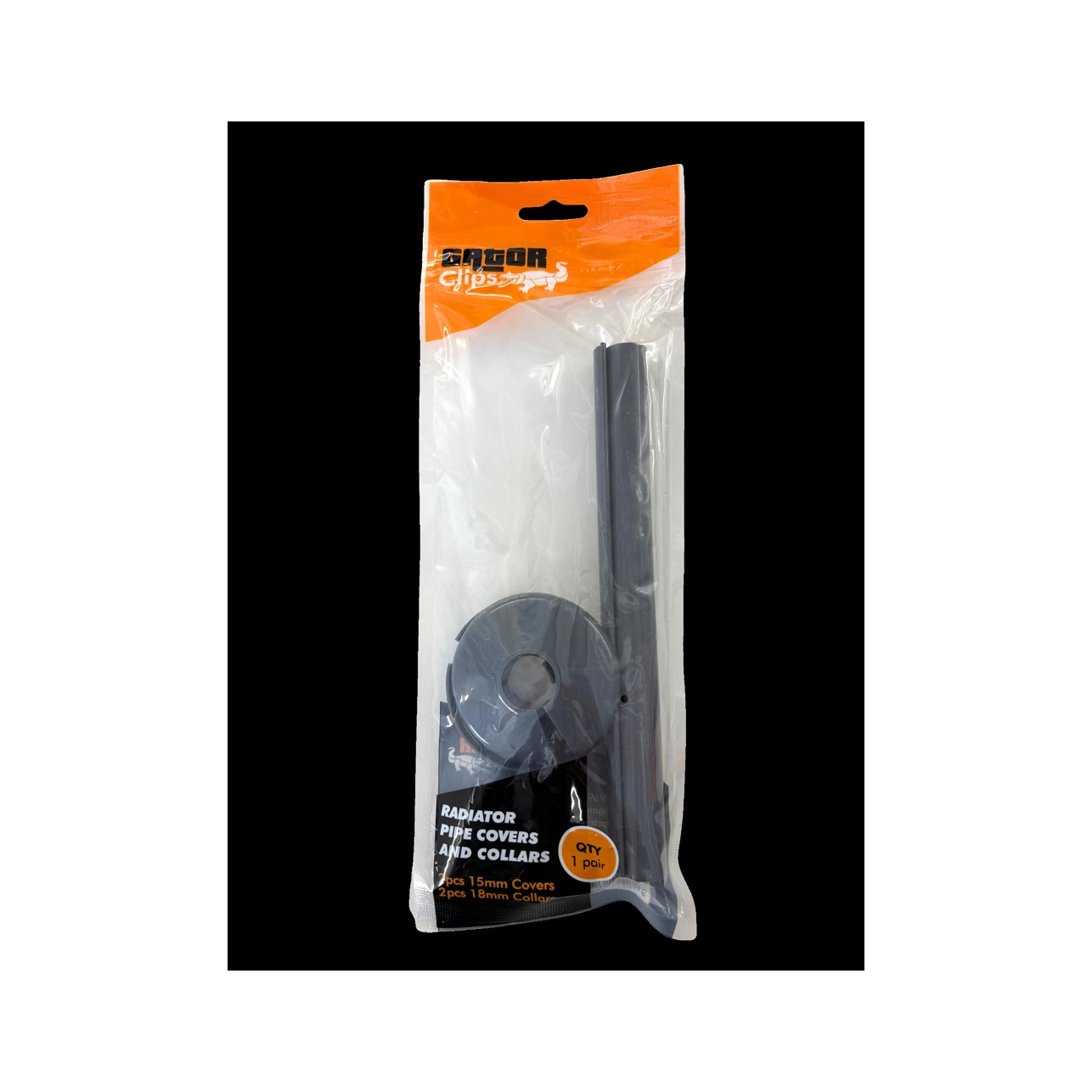 Gator Radiator Pipe Cover & Collar Set Anthracite