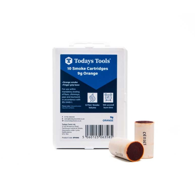 SMOKE CARTRIDGES 9G ORANGE BOX OF 10 *LQ*