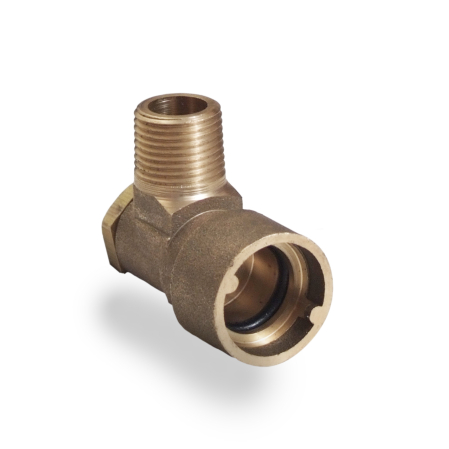 1/2" Gas Cooker Bayonet Connector Angled
