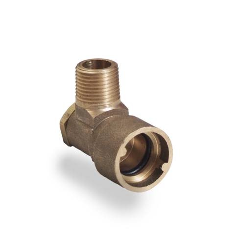 1/2" Gas Cooker Bayonet Connector Angled