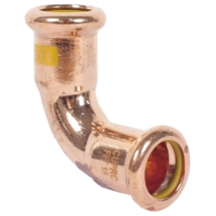 PRESS FIT GAS 15mm x 90 degree Elbow SG12