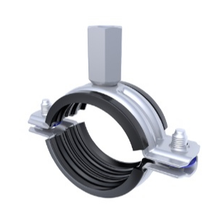 Rubber Lined Pipe Clip 40-46mm