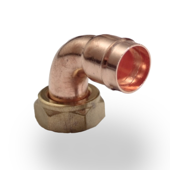 PM Solder Ring 15X1/2" Bent Tap Connector