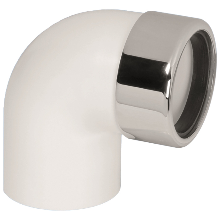 McAlpine 42mm Elbow ABS / Chrome ABS42/43A-CB