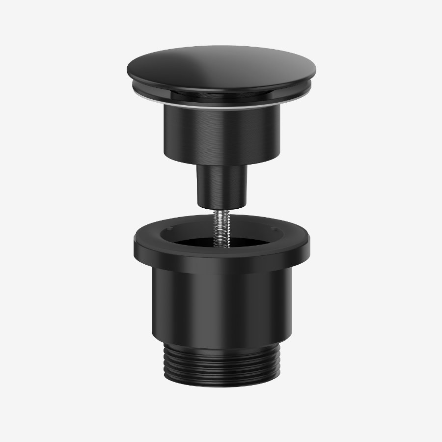 Universal Basin Waste Matt Black