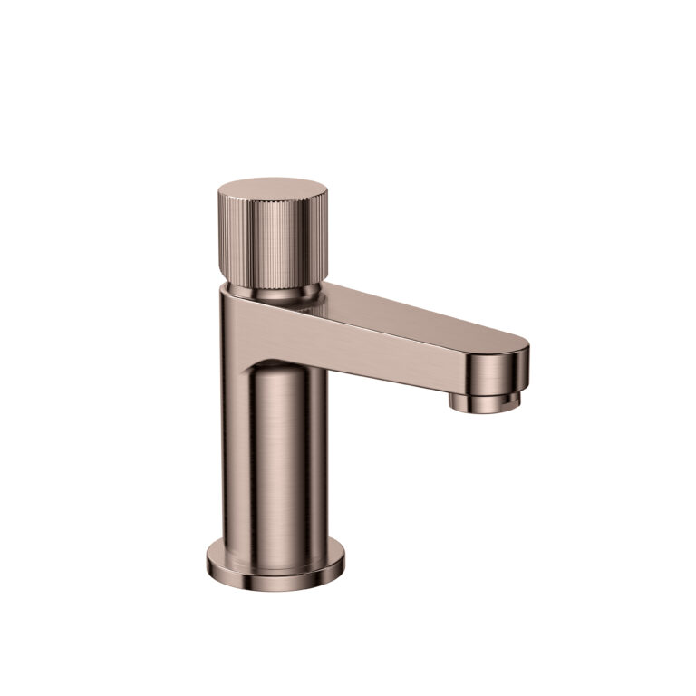 Koka Mini Basin Tap Brushed Bronze No Waste