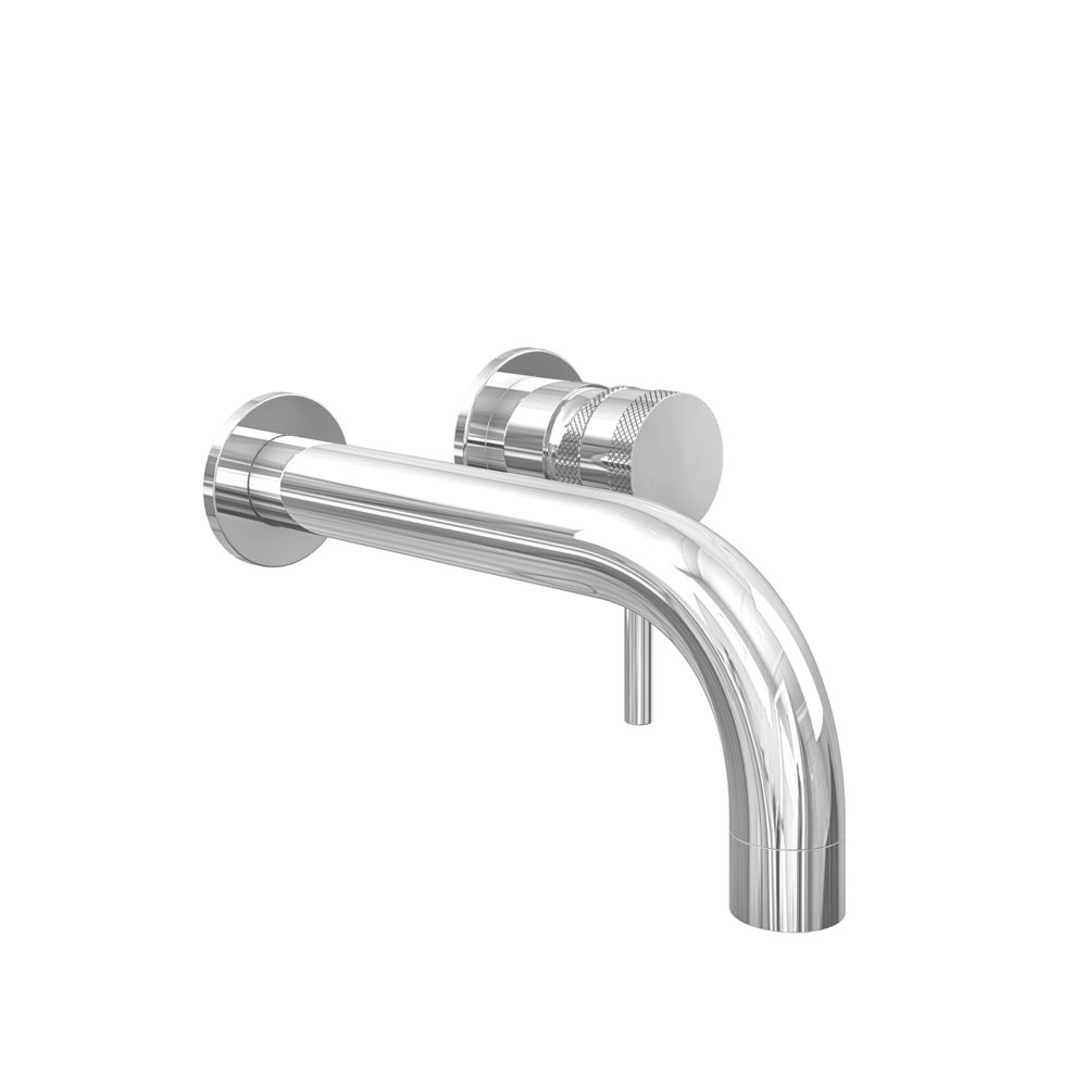 Cora Wall Mounted Basin Mixer Tap Chrome