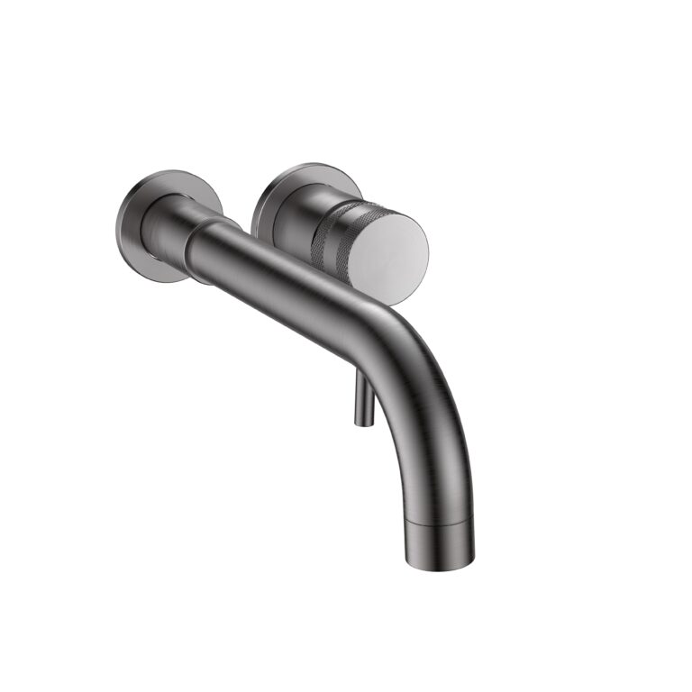 Cora Wall Mounted Basin Tap Gun Metal