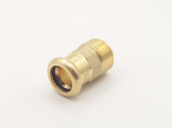 PRESS FIT 28mm x 1" Male Iron Straight S3