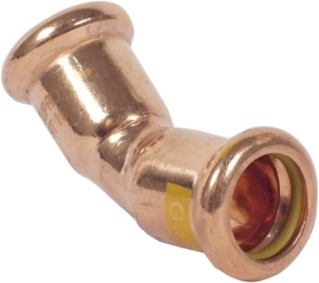 PRESS FIT GAS 28mm x 45 degree Elbow SG21