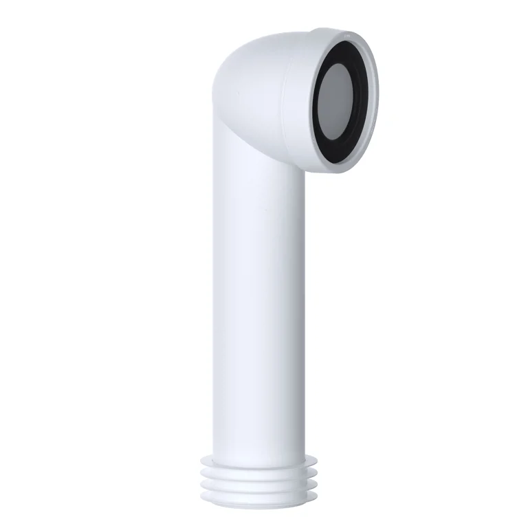 Viva 90 degree Bend Long Tail WC Pan Connector