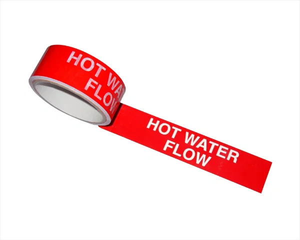 Regin 'HOT WATER FLOW' Tape - 33m
