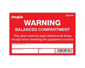Regin  Balanced Compartment Warning Label (8)