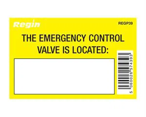 Regin  Gas Valve Location Sticker (8)