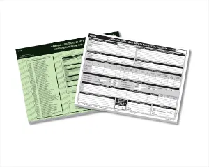 Regin  Caravan Gas Inspection Record Pad