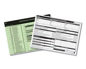 Regin  LEGIONNAIRE RISK ASSESSMENT PAD (25)