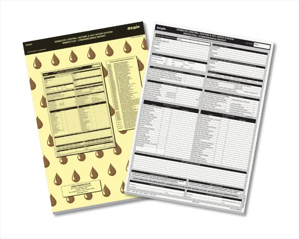 Regin  Dom. C. Heating & Hot Water System Inspection Report Pad